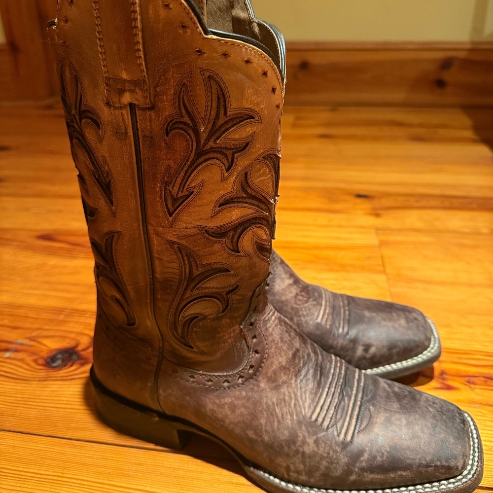 Ariat Cowboss Ombre Shading Western Cowboy Shading 10018698 Square Toe Boots